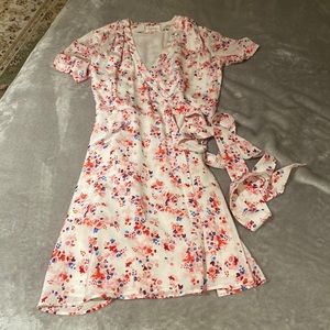 Vintage Sézane wrap Dress by Morgane Sexalory Sz 36